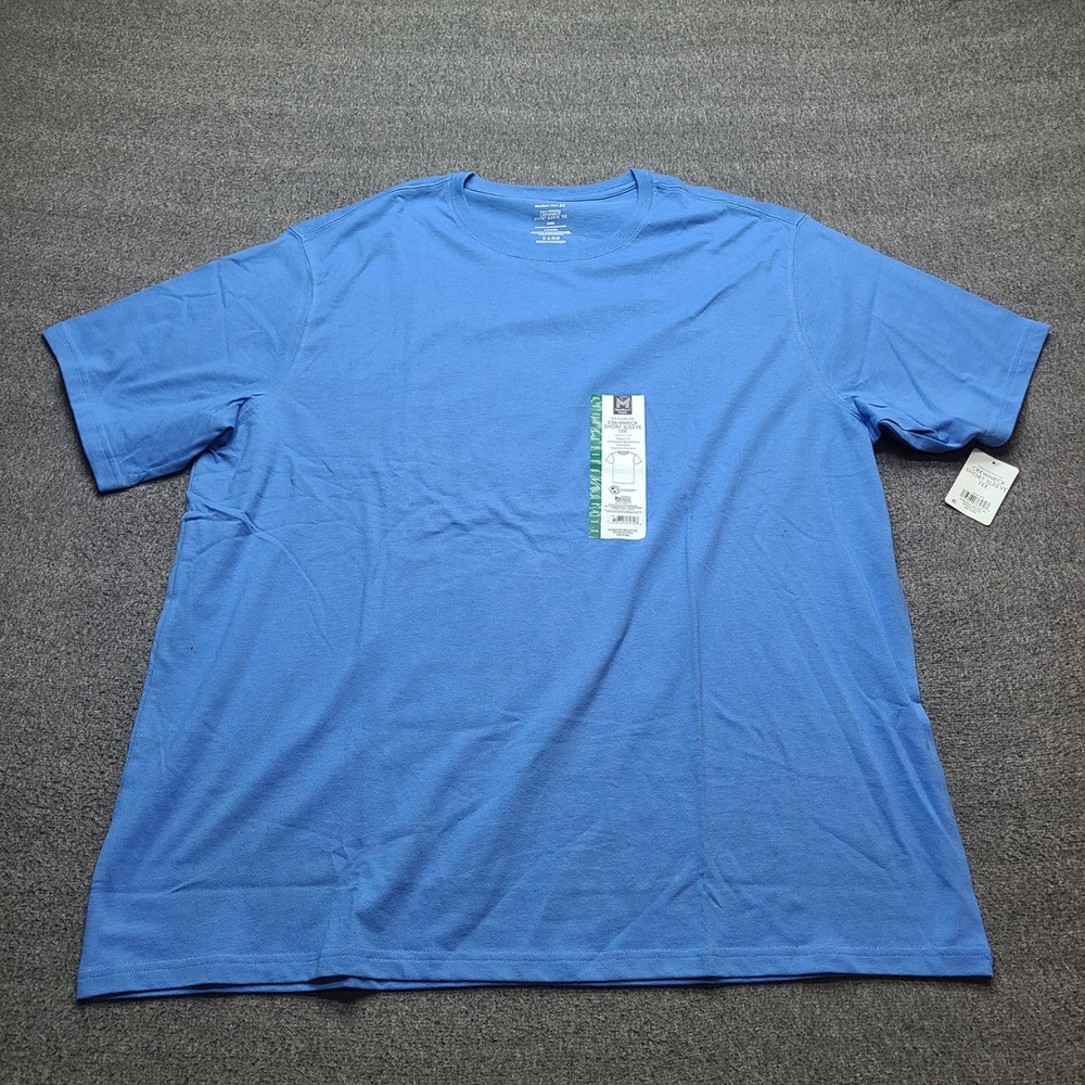 Member's Mark Crewneck Tee Mens XXXL Blue Fantasy NEW Classic Fit MM22170